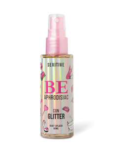 Body Splash Be Aphrodisiac con glitter - 60ml - D04