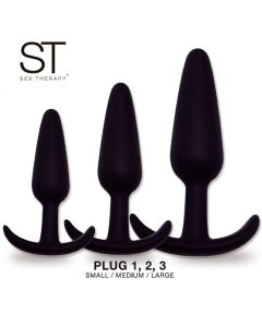Kit plug anal silicone - KIT BY171181922
