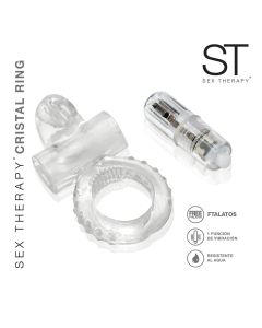 Anillo vibrador CRISTAL RING - ST-CR-0047