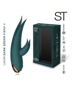Doble estimulador   LUXURY DARK GREEN  VIBRO 4 - ST-VB-0457