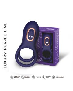 Anillo vibrador LUXURY PURPLE LINE TEN - ST-CR-0147